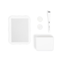 U Brands® U-Eco Magnetic Locker Accessory Kit, White, Kit Of 5 Pieces