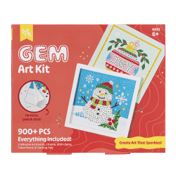 Little Yellow Bicycle® Snowman Gem Art Kit