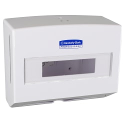 Kimberly-Clark Professional* Scottfold* Compact Towel Dispenser, 10.75 x 4.75 x 9, Pearl White