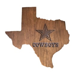 Imperial NFL Wooden Magnetic Keyholder, 9"H x 8-1/2"W x 3/4"D, Dallas Cowboys