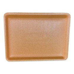 GEN Meat Trays, #9P, 5/8"H x 12-1/4"W x 9-1/4"D, Yellow, Pack Of 200 Trays
