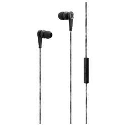 iLive Tangle-Resistant Earbuds, Black