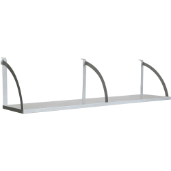 Lorell® Panel System 60"W Panel Shelf, Aluminum