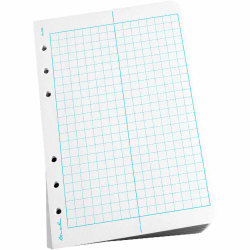 Rite in the Rain® All-Weather Loose-Leaf Copy Paper, Field Grid, 4 5/8" x 7", 500 Sheets Per Case, 0.54 Lb, 85 Brightness