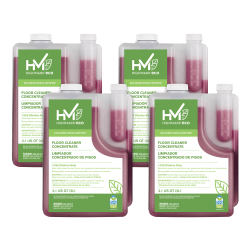 Highmark® ECO Floor Cleaner Concentrate, 2-Liter, Red, Case Of 4 Bottles