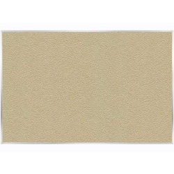 Ghent Vinyl Bulletin Board, 36"H x 60"W, Aluminum Frame, Caramel