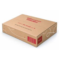 Office Depot® Brand Corrugated Shipping Box, Kraft, 16"L x 12"W x 4"H, Total Qty 1