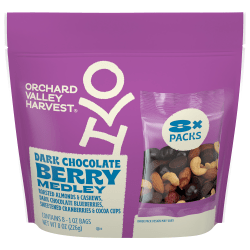 Orchard Valley Harvest Dark Chocolate Berry Medley, 1 Oz, Total Qty 16