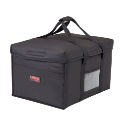 Cambro Delivery GoBags, 18" x 14" x 12", Black, Set Of 4 GoBags