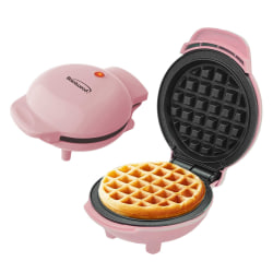 Brentwood® 400-Watt Non-Stick Mini Waffle Maker, 5-In., Pink