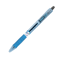 Pilot® "Bottle to Pen" B2P Gel Retractable Pens, Medium Point, 1.0 mm, 89% Recycled, Translucent Barrels, Black Ink, Pack Of 5