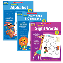 Scholastic Teacher Resources Grade Success Workbooks, Pre-K, Set Of 3 Books