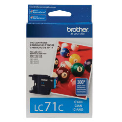 Brother® LC71 Cyan Ink Cartridge, LC71C