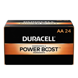 Duracell® Coppertop AA Alkaline Batteries, Box Of 24