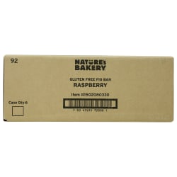 Nature's Bakery Fig Bars, Gluten-Free Raspberry, 2 Oz, Total Qty 36