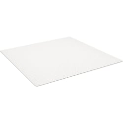 ES Robbins Everlife Med-pile Rectangular Chairmat - Carpeted Floor - 60" Length x 46" Width x 0.75" Thickness - Vinyl - Clear