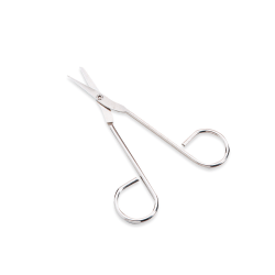 First Aid Only 4-1/2" Compact Scissors - 4.5" Overall Length - Silver - 1 Each