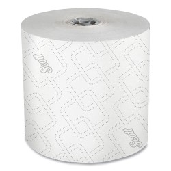 Scott® Pro Hard Roll Paper Towels with Elevated Scott Design for Scott Pro Dispenser, Gray Core Only, 1-Ply, 1,150 ft, 6 Rolls/CT