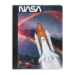 Innovative Designs Licensed Composition Notebook, 7-1/2" x 9-3/4", Single Subject, College Ruled, 100 Sheets, NASA