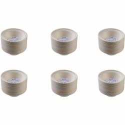 Genuine Joe 12 oz Compostable Bowls - Breakroom, Office - Disposable - White, Natural - Sugarcane Body - 50 Pack - 20 / Carton