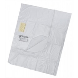 Medline PVC Adult Body Bags, 36" x 90", White, Pack Of 10