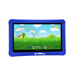 Linsay Quad Core Wi-Fi Kid's Tablet, 10.1", 2GB Memory, 64GB Storage, Android 13, With Blue Kids Defender Case