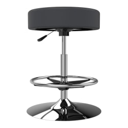 Marco Group Cushioned Swivel Stool, Charcoal Gray