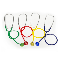 Supertek Stethoscopes, Assorted Colors, Pack Of 4
