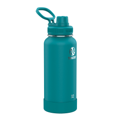 Takeya Actives Spout Reusable Water Bottle, 32 Oz, Mystic Blue