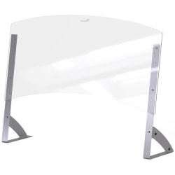 Rosseto Serving Solutions Connectable Buffet Sneeze Guard, 35-3/4"H x 48"W, 15" Pass-Through, Clear