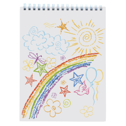 Office Depot® Brand Kids' Sketchbook, 9" x 12", White