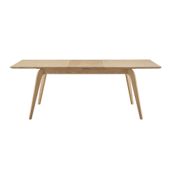 Eurostyle Lawrence Extendable Dining Table, 29-7/8"H x 82-3/4"W x 35-2/5"D, Oak
