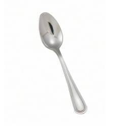 Winco Continental Teaspoons, Silver, Pack Of 12 Spoons