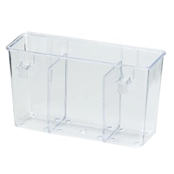 Better Houseware Cutlery Drain Caddy, 4"H x 2-1/4"W x 7-1/2"D, Clear