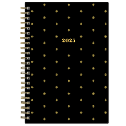2025 Blue Sky Weekly/Monthly Planning Calendar, 5" x 8", Starry Dots, January 2025 To December 2025