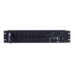 CyberPower Monitored Series PDU31003 - Power distribution unit (rack-mountable) - AC 100-120 V - 1-phase - Ethernet, serial - input: NEMA L5-30P - output connectors: 16 (16 x NEMA 5-20R) - 2U - 12 ft cord