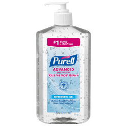 PURELL® Advanced Hand Sanitizer Refreshing Gel for Workplaces, Clean Scent, 20 fl oz Pump Bottle - 3023-12