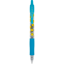 Pilot G2 | SmileyWorld Gel Pen, Fine Point, 0.7mm, Turquoise Ink, Single Pen