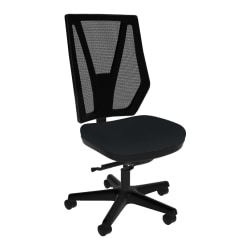 Sitmatic GoodFit Mesh Synchron High-Back Chair, Black/Black