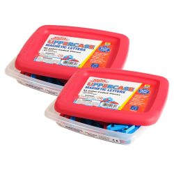 Educational Insights AlphaMagnets, Uppercase, Pack Of 42 Magnets, Set Of 2 Packs