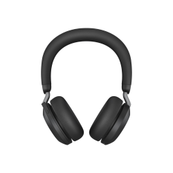 Jabra® Evolve2 75 Wireless On-Ear Stereo Headset, Black