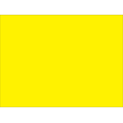 Tape Logic® Write™On Inventory Labels, DL631L, Rectangle, 4" x 2 3/4", Fluorescent Bright Yellow, Roll Of 500