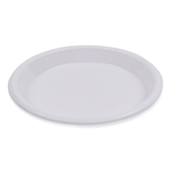 Boardwalk® Hi-Impact Plastic Plates, 10", White, Carton Of 500 Plates