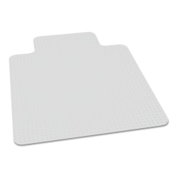 SKILCRAFT® Biobased Chair Mat For Low/Medium Pile Carpets, 36" x 48", Clear (AbilityOne 7220016568326)