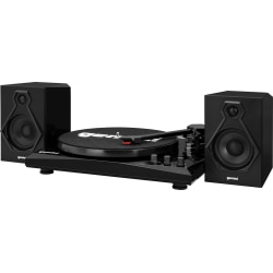 Gemini Sound TT-900 Stereo Turntable System - Belt DriveAutomatic Tone Arm - 78, 45, 33 rpm - Black - Bluetooth - Audio Line Out