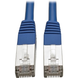 Tripp Lite Cat5e 350 MHz Molded Shielded (STP) Ethernet Cable (RJ45 M/M) PoE Blue 15 ft. (4.57 m) - Blue