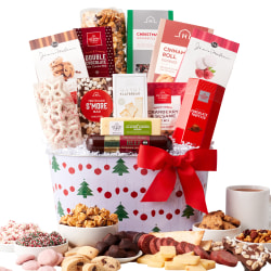 Hickory Farms - Deluxe Merrymaker Gift Basket - 13 items