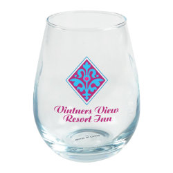 Custom Stemless Wine Glass Gift Set