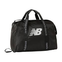 New Balance Opp Core Small Duffel Bag, 10-5/8"H x 16-15/16"W x 9-13/16"D, Black