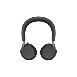 Jabra Evolve2 75 Wireless On-ear Stereo Headset - USB-A - Unified Communication - Black